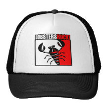 Lobsters Rock! Mesh Hats