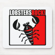 Lobsters Rock! Mousepad