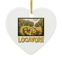 Locavore - Eat Local Christmas Tree Ornament