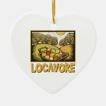 Locavore Slow Food Christmas Tree Ornament