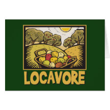 Locavore Slow Food Greeting Cards