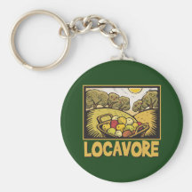 Locavore Slow Food Key Chains
