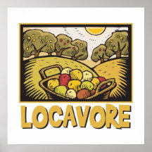 Locavore Slow Food Posters