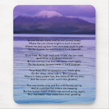 Loch Lomond By yon bonnie banks Mouse Pads