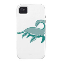 Loch Ness Monster Retro Case-Mate iPhone 4 Covers
