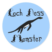 Loch Ness Monster stickers