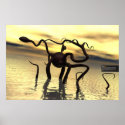 Loch Ness Monster! (water monster) posters