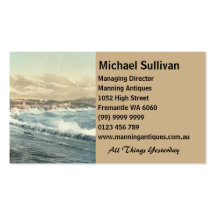 Loch Promenade I, Douglas, Isle of Man, England Business Card Template