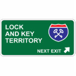 Lock and Key Next Exit Photo Cutout