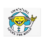 lock and loll 3c white postcards