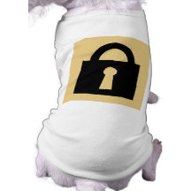 Lock. Top Secret or Confidential Icon. Pet Clothes