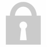Lock. Top Secret or Confidential Icon. Acrylic Cut Outs