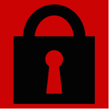 Lock. Top Secret or Confidential Icon. Photo Cutout