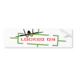 Locked On Target Display Bumper Stickers
