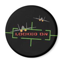 Locked On Target Display Refrigerator Magnet