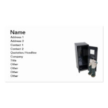 Locker Fishing Waders Business Card Template