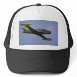 Lockheed T-33 Silverstar in flight at Duxford, Cam Mesh Hat