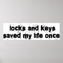 Locks and Keys Saved My Life Once Poster