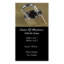 Locksmith Business Card
