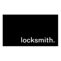 Locksmith Business Card