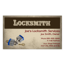 Locksmith Business Card