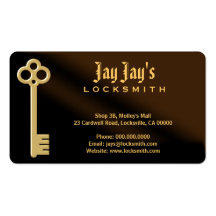 Locksmith Business Card