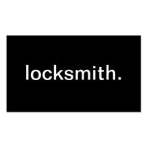 Locksmith Business Card Template