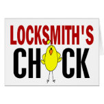 LOCKSMITH’S CHICK CARDS