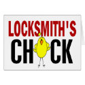 LOCKSMITH’S CHICK cards
