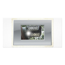 locomotive 0800 light custom photo card