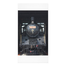 Locomotive at Changhua Roundhouse, Taiwan Photo Greeting Card