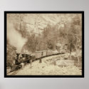 Locomotive in Black Hills SD 1890 posters