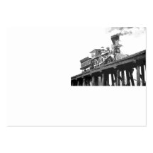 Locomotive On The Bridge Business Card Template