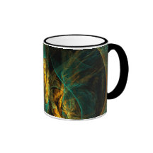 L'oeil de la tasse de café d'abrégé sur jungle