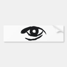 L'oeil éclairé adhésif pour voiture