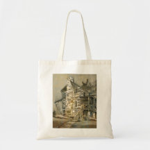 Log Cabin Canvas Bag