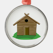 Log Cabin Ornament