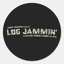 log jammin2 round sticker