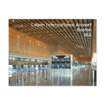 Logan International Airport Postcard