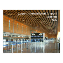 Logan International Airport Postcard