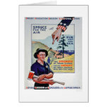 Loggers and Lumbermen Aid the War Effort (US02118) Greeting Card