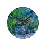 Logging Truck Lumber Haulage Wall Clock