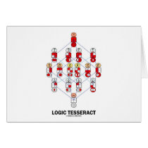 Logic Tesseract (Hasse Diagram) cards