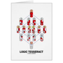 Logic Tesseract (Hasse Diagram) cards