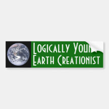 Logically Young-Earth Creationist Bumper Stickers