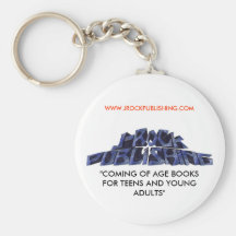 logo 12 copy.jpgnoback, "COMING OF AGE BOOKS FO... Keychains