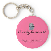 logo, Be Bootylicious!, MsJuicyBooty.com Keychains