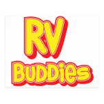 Logo d'amis de rv grand carte postale