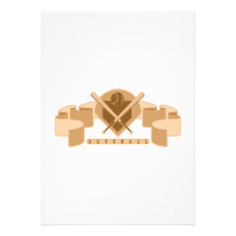Logo de base-ball de Brown Invitations