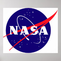 Logo de boulette de viande de la NASA Affiches